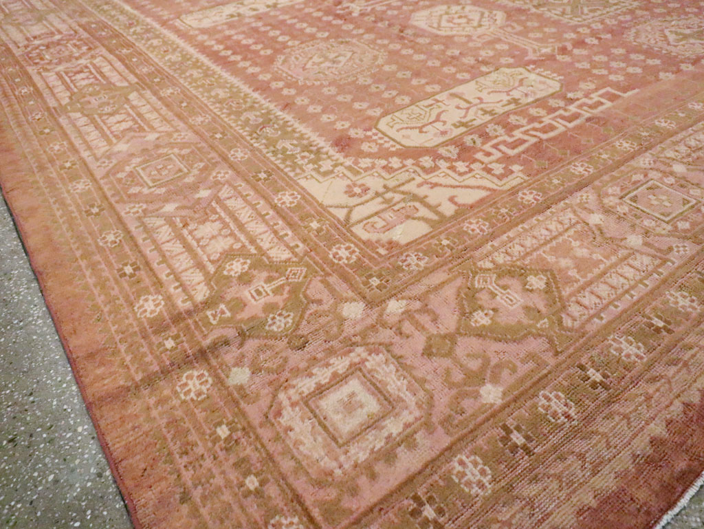 Vintage Turkish Oushak Carpet, No.11745 - Gsblank