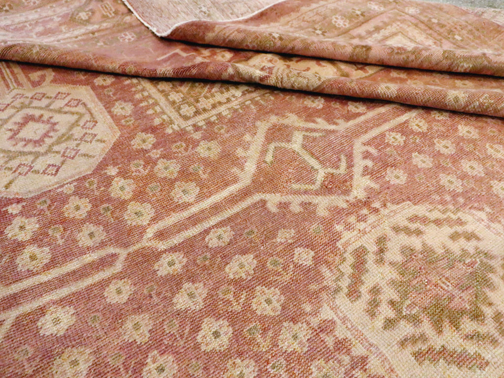 Vintage Turkish Oushak Carpet, No.11745 - Gsblank