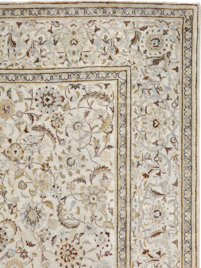 Vintage Persian Kashan Rug, No.11757 - Gsblank