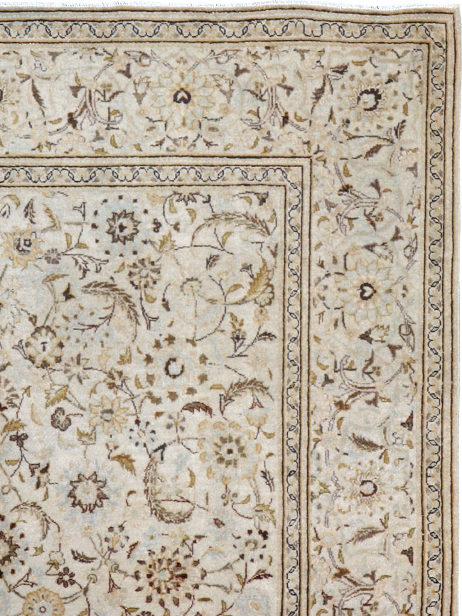 Vintage Persian Kashan Rug, No.11757 - Gsblank