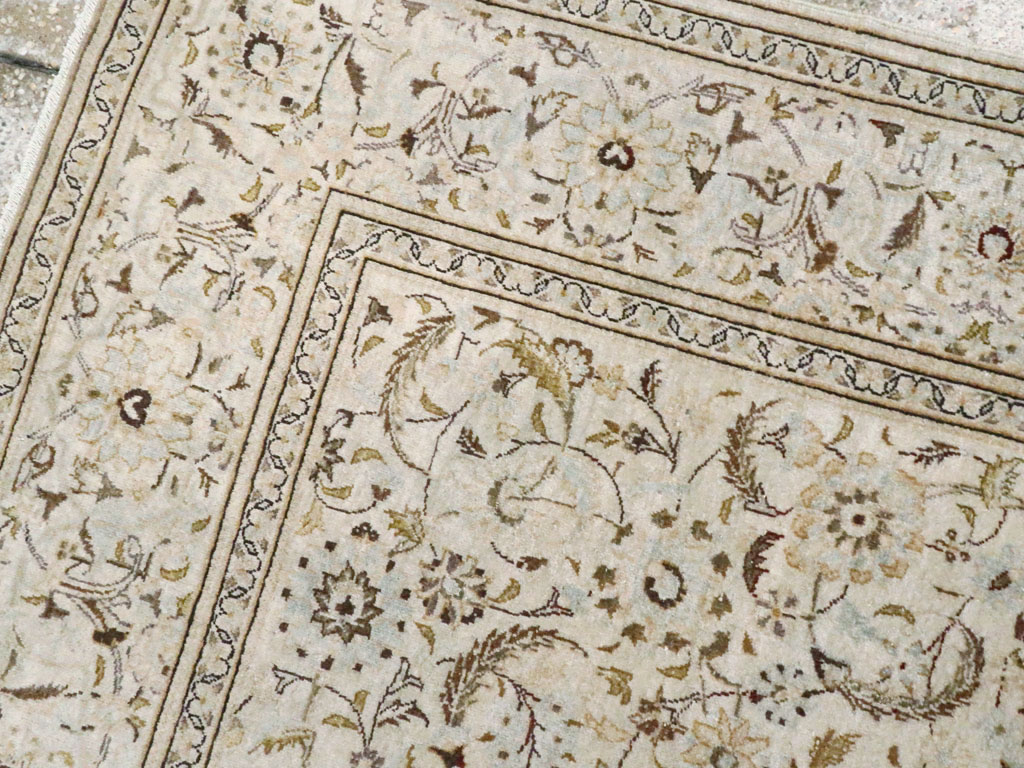 Vintage Persian Kashan Rug, No.11757 - Gsblank