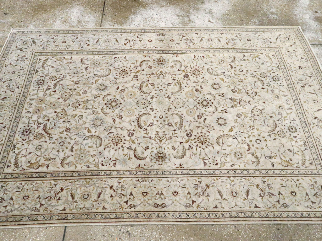 Vintage Persian Kashan Rug, No.11757 - Gsblank
