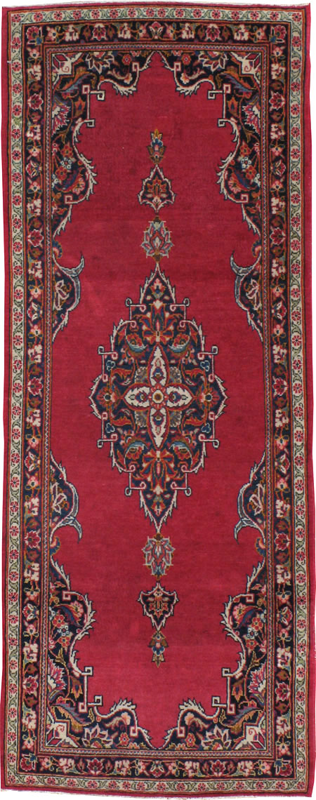 Vintage Persian Kashan Rug, No.11758 - Gsblank