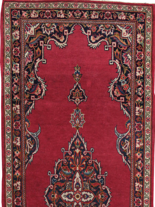 Vintage Persian Kashan Rug, No.11758 - Gsblank