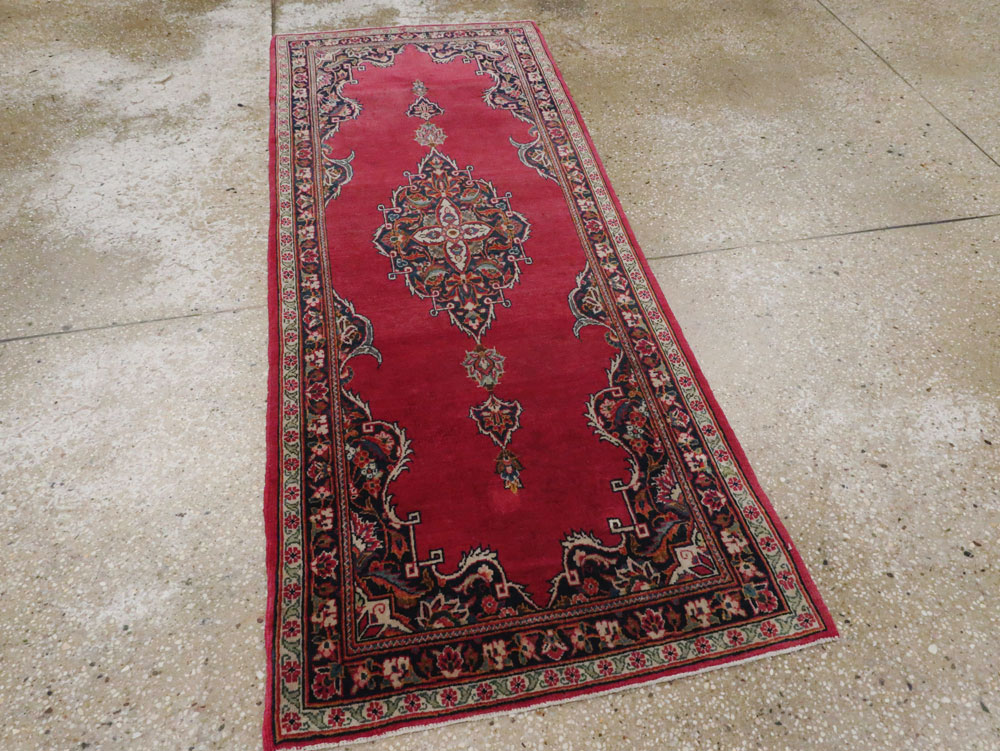 Vintage Persian Kashan Rug, No.11758 - Gsblank