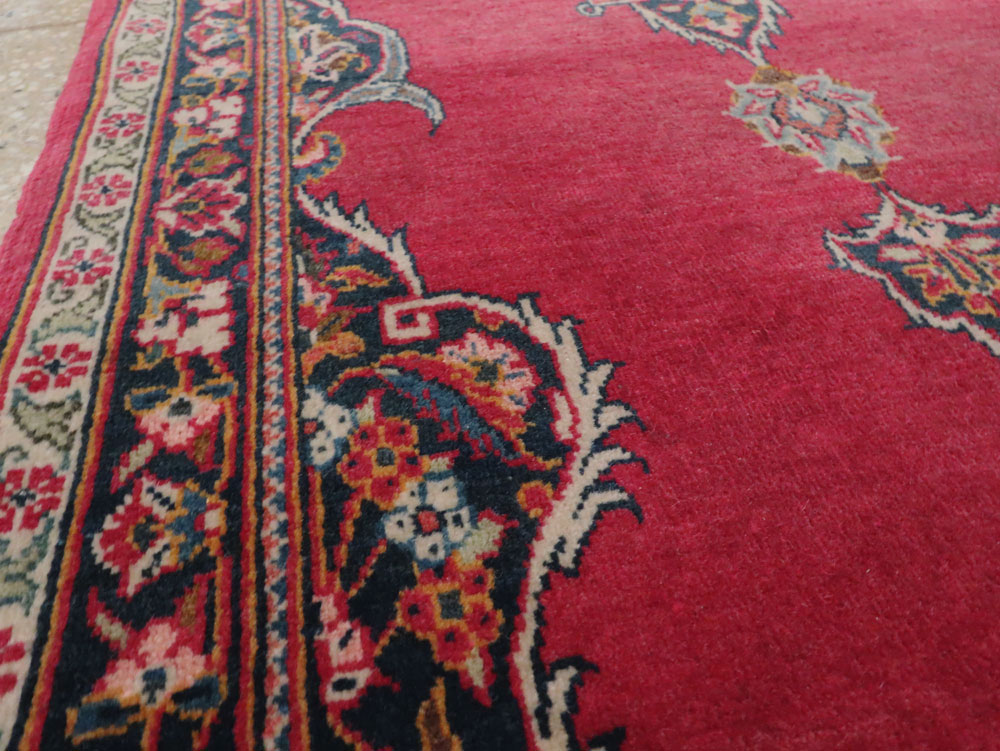 Vintage Persian Kashan Rug, No.11758 - Gsblank