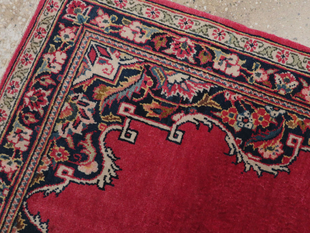 Vintage Persian Kashan Rug, No.11758 - Gsblank