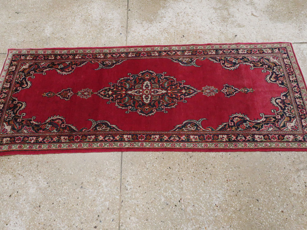 Vintage Persian Kashan Rug, No.11758 - Gsblank