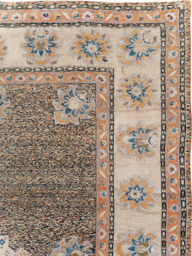 Vintage Persian Mahal Room Size Carpet, No.11759 - Gsblank