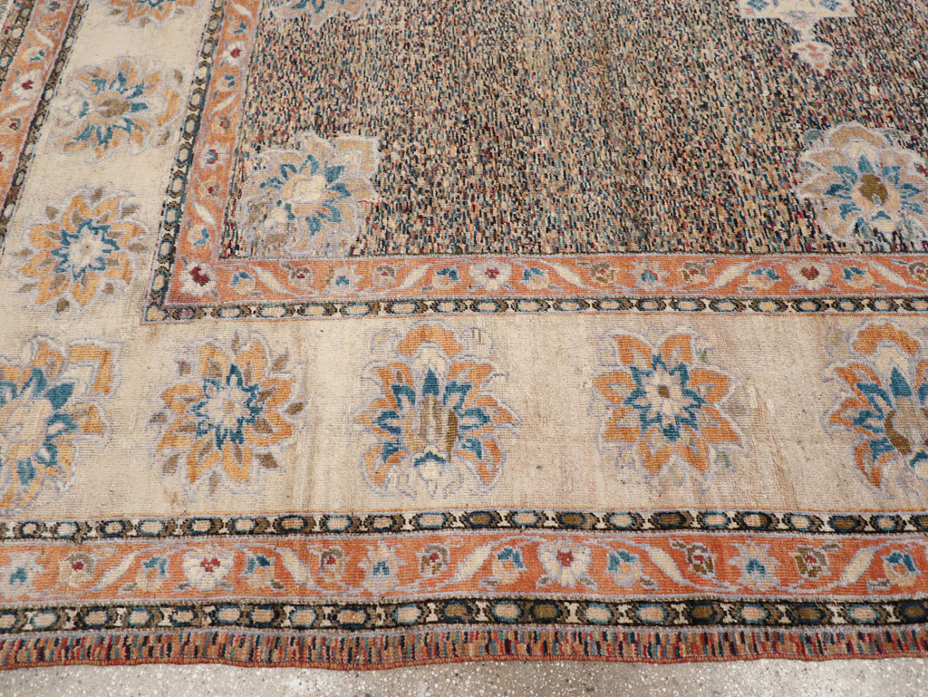 Vintage Persian Mahal Room Size Carpet, No.11759 - Gsblank