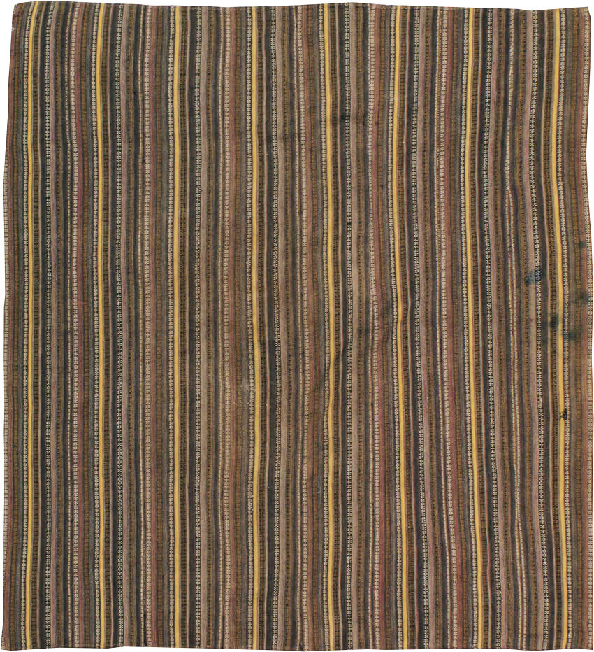 Vintage Turkish Flatweave Kilim Rug, No.11761 - Gsblank