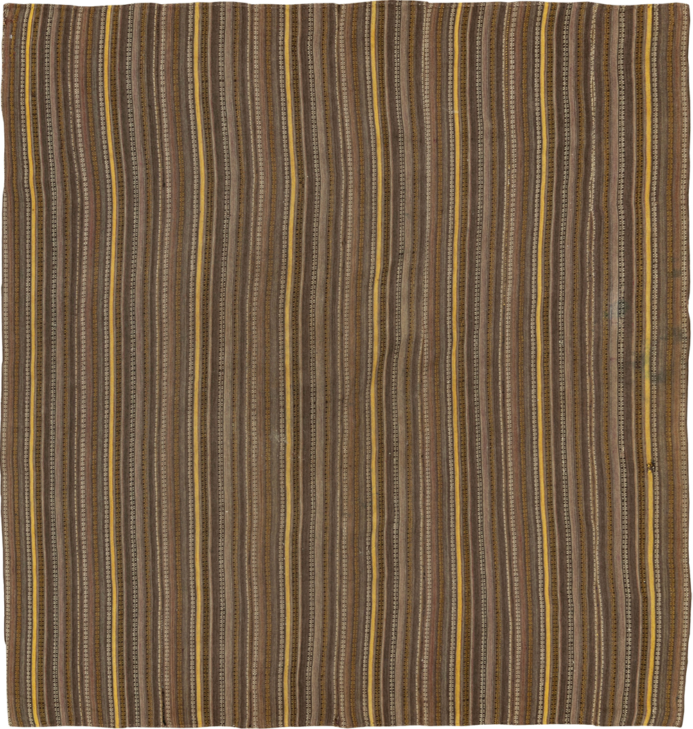 Vintage Turkish Flatweave Kilim Rug, No.11761 - Gsblank