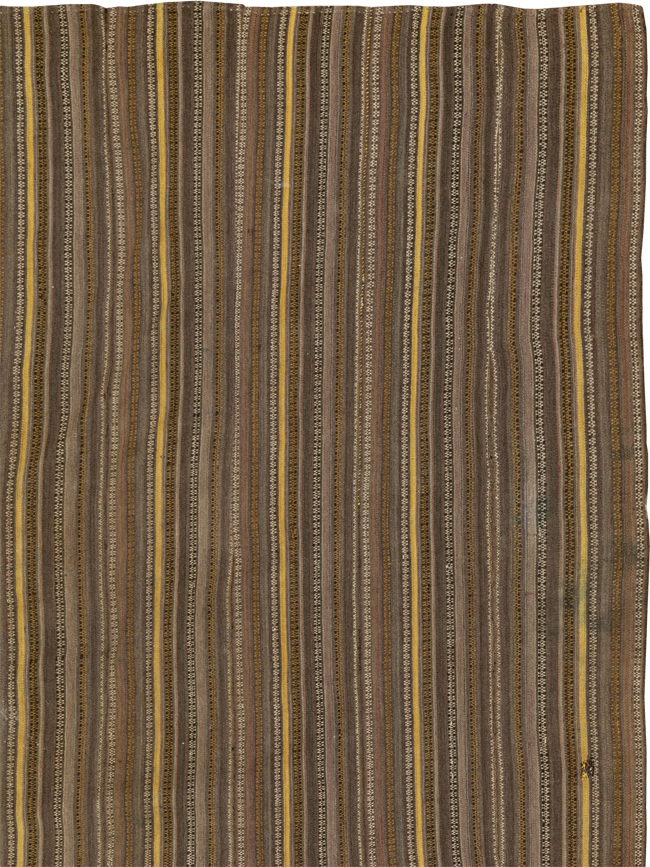 Vintage Turkish Flatweave Kilim Rug, No.11761 - Gsblank