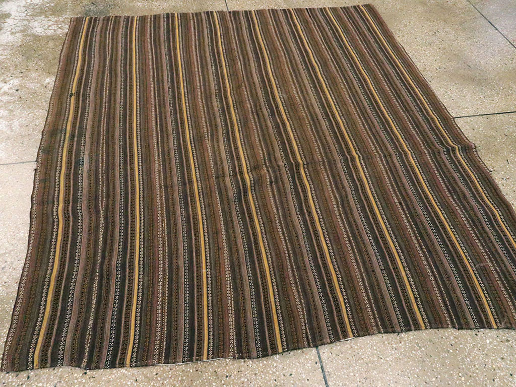Vintage Turkish Flatweave Kilim Rug, No.11761 - Gsblank