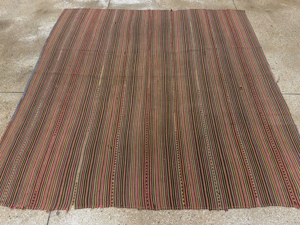 Vintage Persian Flatweave Kilim, No.11764 - Gsblank