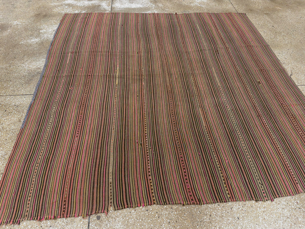 Vintage Persian Flatweave Kilim, No.11764 - Gsblank