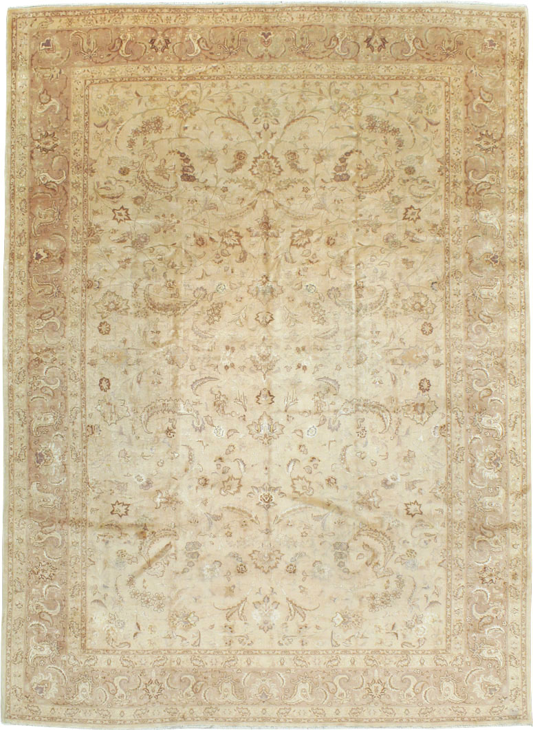 Vintage Persian Tabriz Carpet, No.11787 - Gsblank