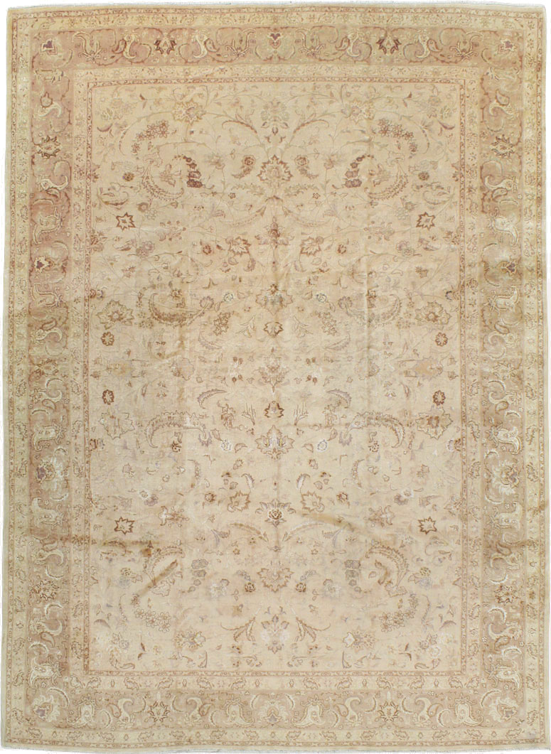 Vintage Persian Tabriz Carpet, No.11787 - Gsblank