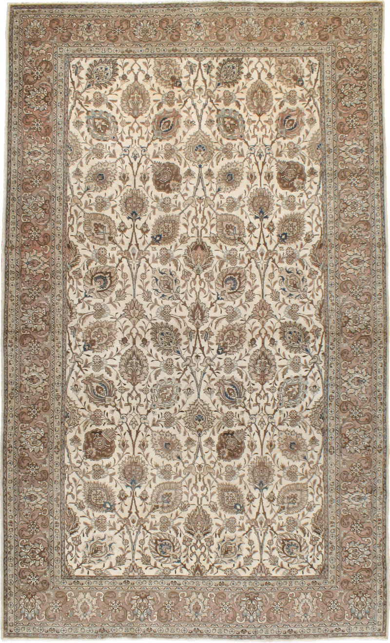 Vintage Persian Tabriz Carpet, No.11792 - Gsblank