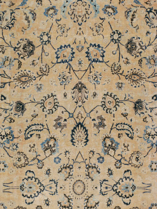 Vintage Persian Mashad Carpet, No.11800 - Gsblank