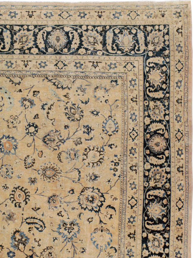 Vintage Persian Mashad Carpet, No.11800 - Gsblank