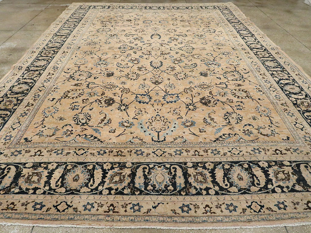 Vintage Persian Mashad Carpet, No.11800 - Gsblank