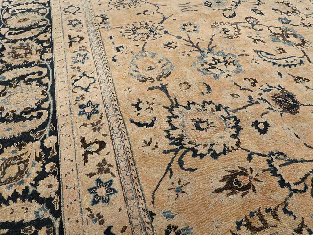 Vintage Persian Mashad Carpet, No.11800 - Gsblank