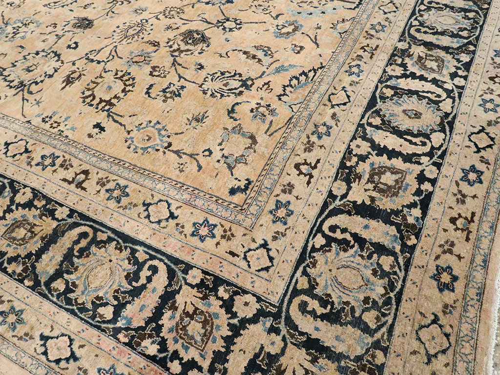 Vintage Persian Mashad Carpet, No.11800 - Gsblank