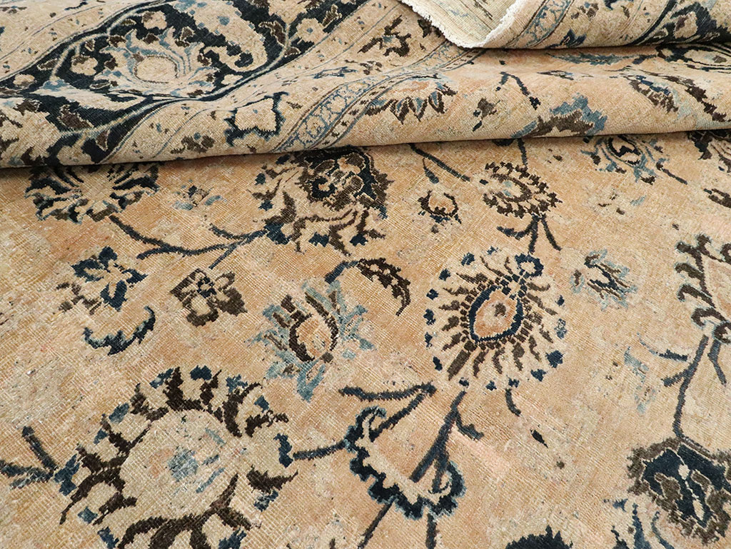 Vintage Persian Mashad Carpet, No.11800 - Gsblank