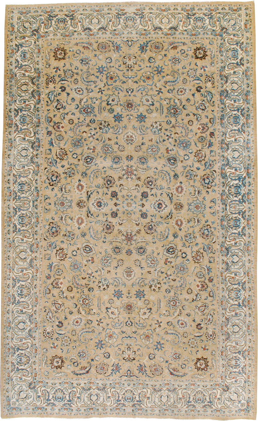 Vintage Persian Mashad Carpet, No.11804 - Gsblank