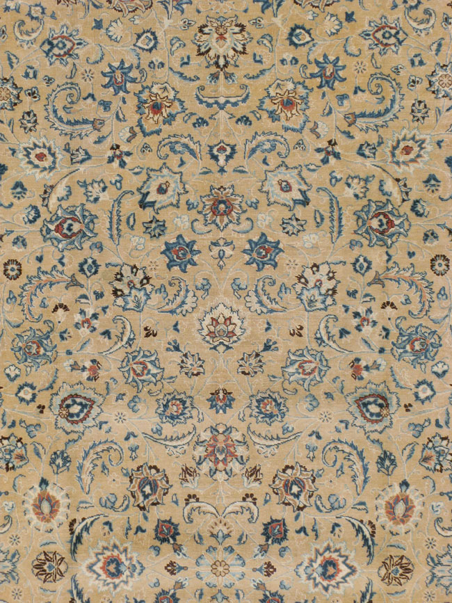 Vintage Persian Mashad Carpet, No.11804 - Gsblank