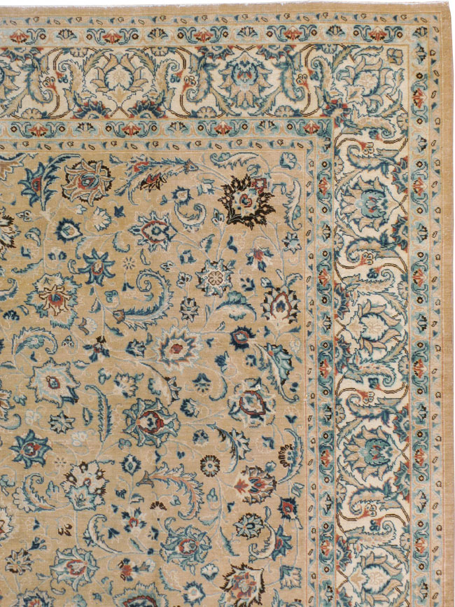 Vintage Persian Mashad Carpet, No.11804 - Gsblank