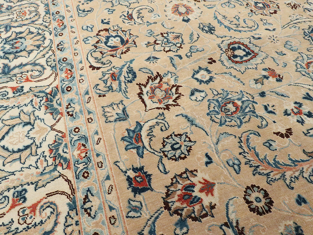 Vintage Persian Mashad Carpet, No.11804 - Gsblank