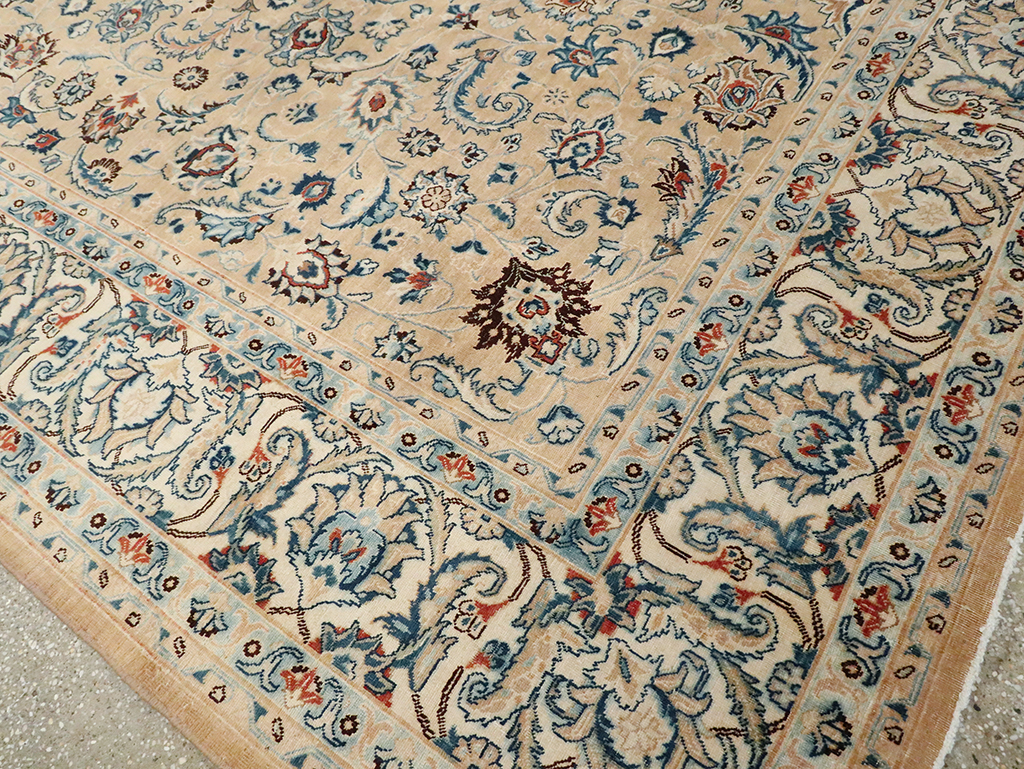 Vintage Persian Mashad Carpet, No.11804 - Gsblank