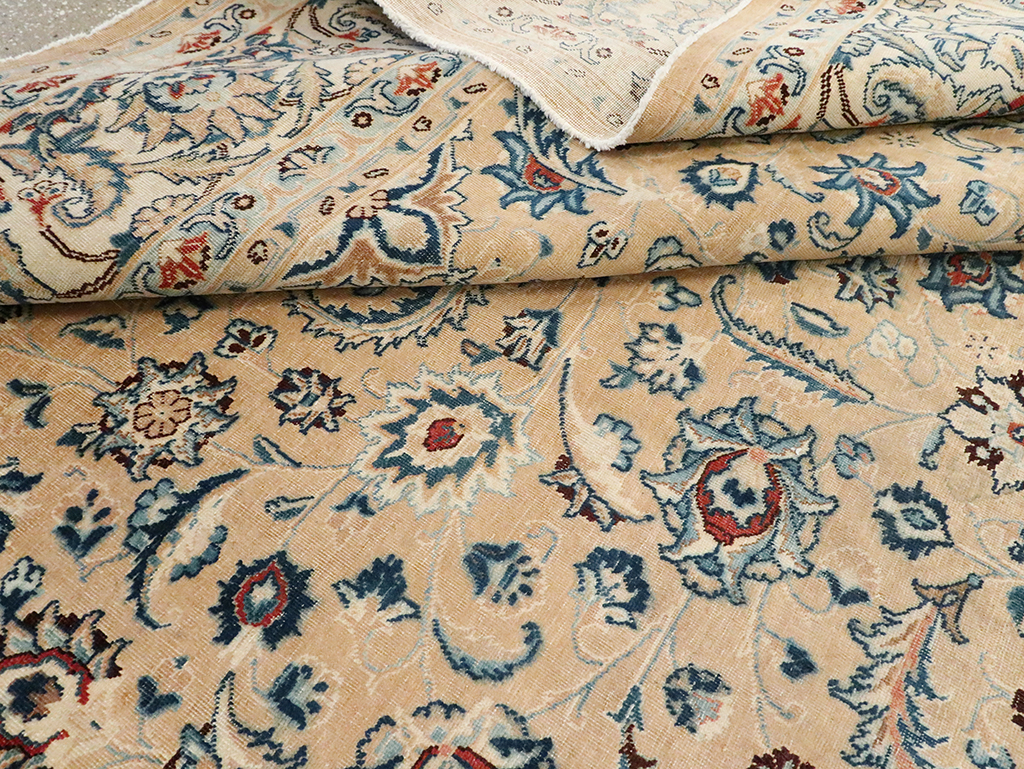 Vintage Persian Mashad Carpet, No.11804 - Gsblank