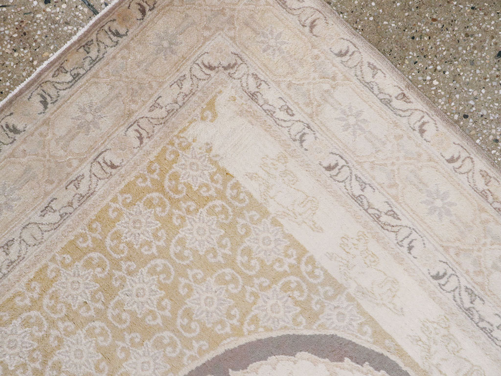 Antique Persian Tabriz Pictorial Rug, No.11823 - Gsblank