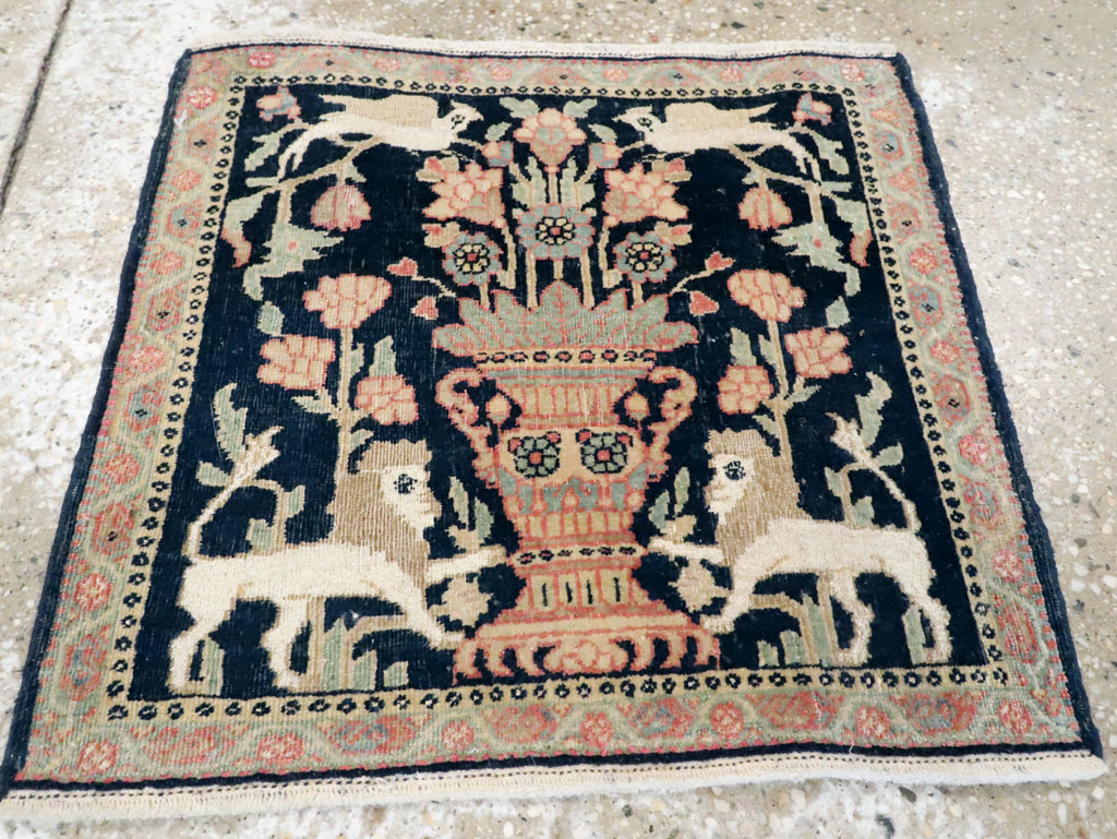 Antique Persian Fereghan Rug, No.11833 - Gsblank