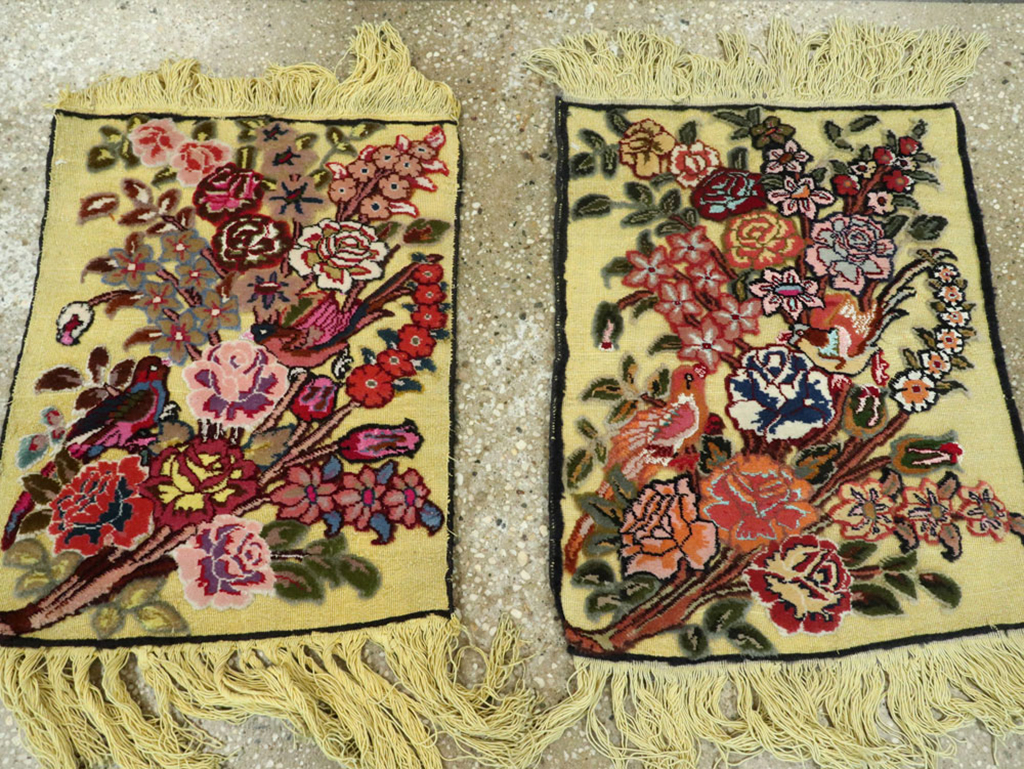 Vintage Persian Souf Rug (Pair: 1 of 2), No.11847 - Gsblank