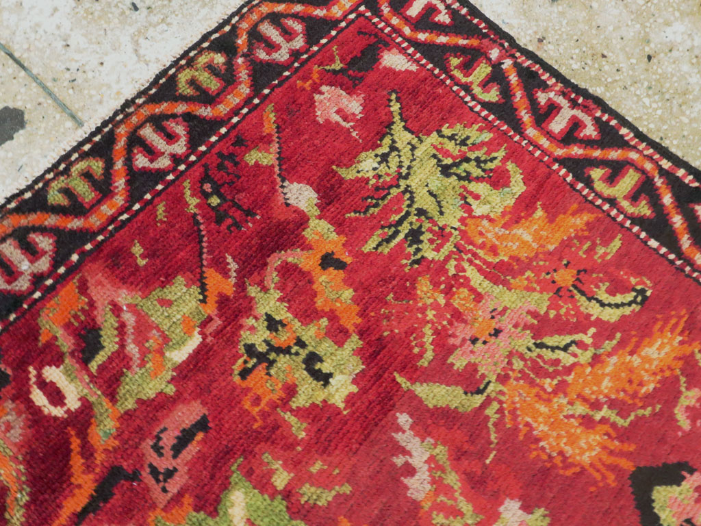 Antique Caucasian Karabagh Pictorial Rug, No.11857 - Gsblank