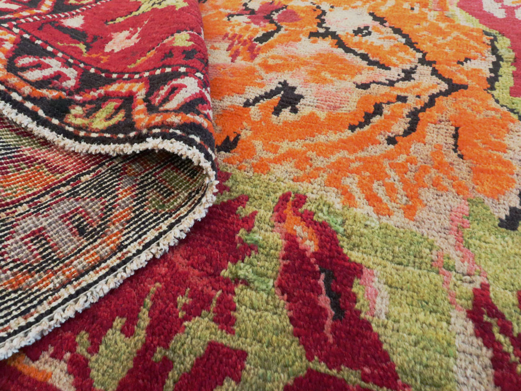 Antique Caucasian Karabagh Pictorial Rug, No.11857 - Gsblank