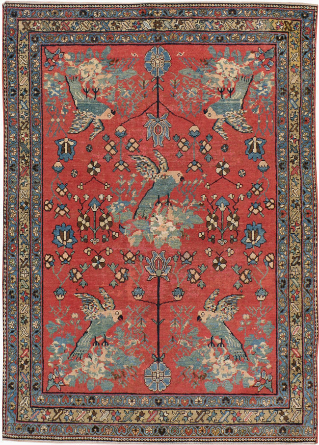 Antique Persian Malayer Rug, No.11860 - Gsblank