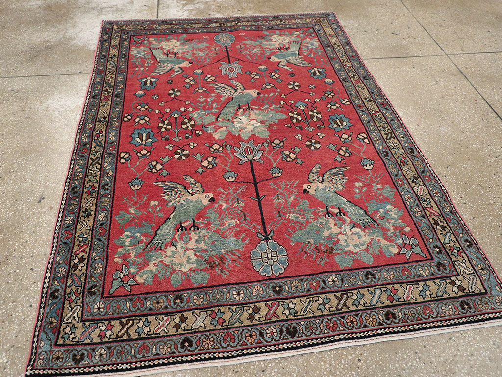 Antique Persian Malayer Rug, No.11860 - Gsblank