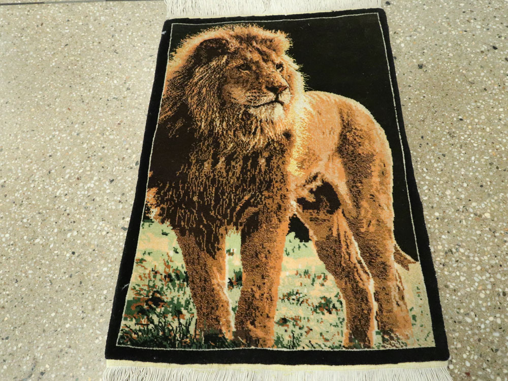 Modern Tabriz Pictorial Rug, No.11867 - Gsblank