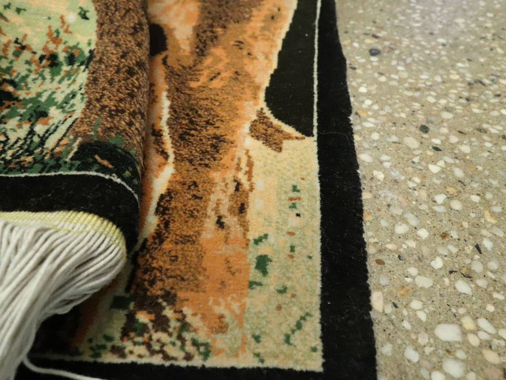 Modern Tabriz Pictorial Rug, No.11867 - Gsblank