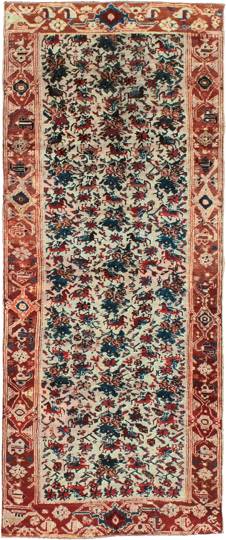 Antique Persian Kurdish Rug, No.11878 - Gsblank