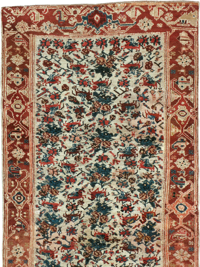 Antique Persian Kurdish Rug, No.11878 - Gsblank