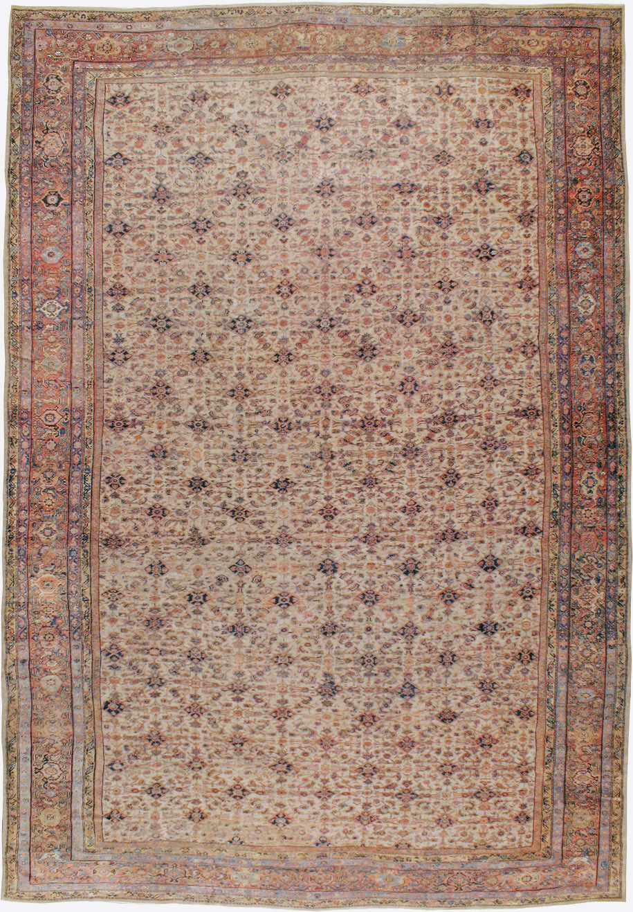 Antique Persian Mahal Carpet, No.11905 - Gsblank