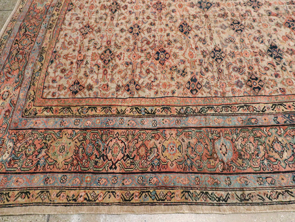 Antique Persian Mahal Carpet, No.11905 - Gsblank
