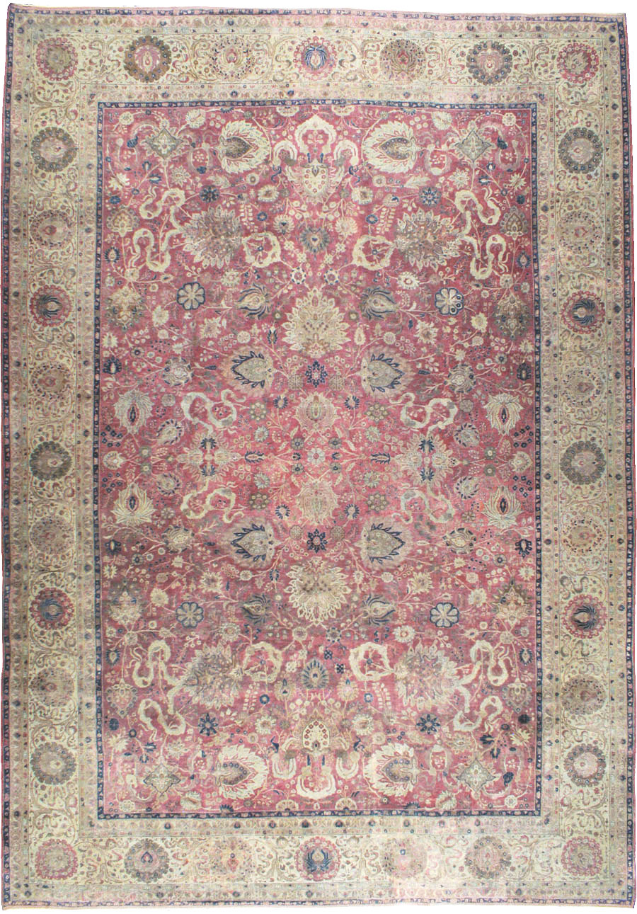 Antique Persian Tabriz Carpet, No.11907 - Gsblank