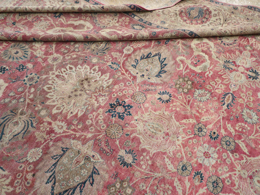 Antique Persian Tabriz Carpet, No.11907 - Gsblank